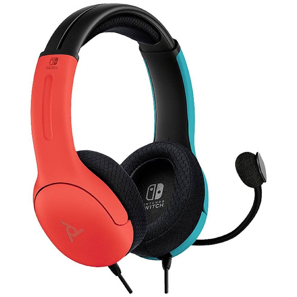pdp Headset Stereo LVL40 / für Nintendo Switch Kopfhörer (Mikrofon-Stummschaltung)