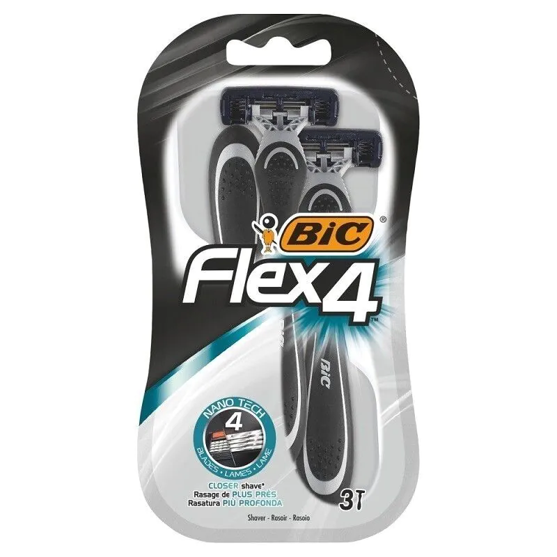 Ξυράφι Bic Flex 4 για φουσκάλες
