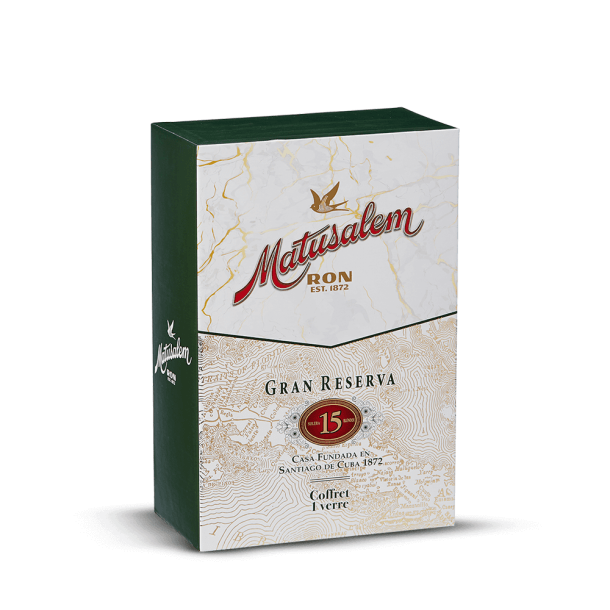Coffret Matusalem 15 ans + 1 verre