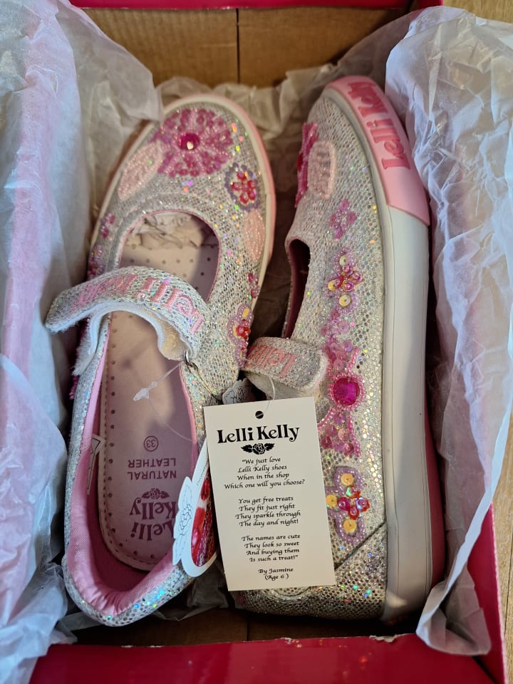 Lelli Kelly Spangenballerinas in Silber/ Rosa günstig kaufen 33
