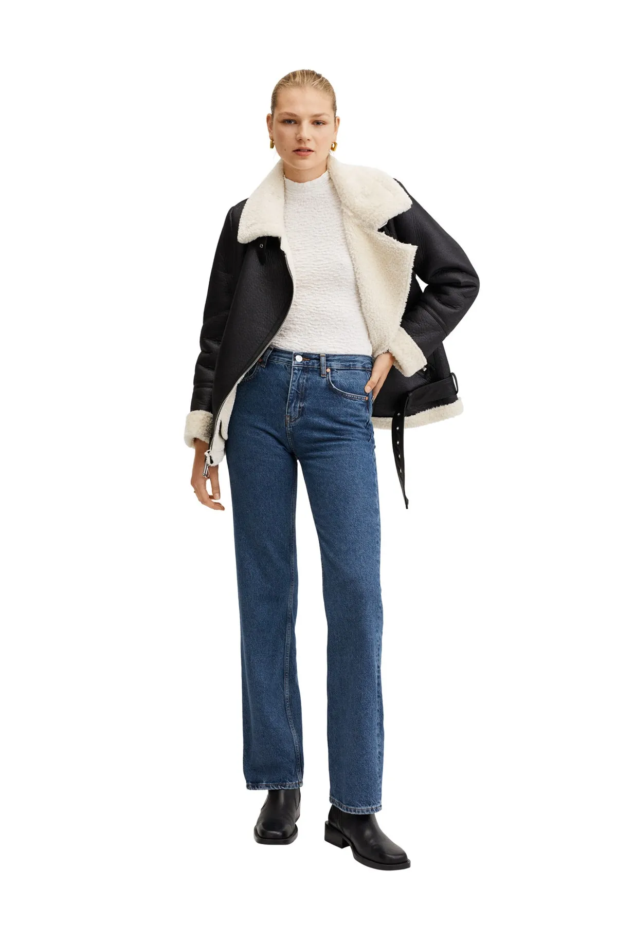 MANGO  Jeans - Blau - Straight