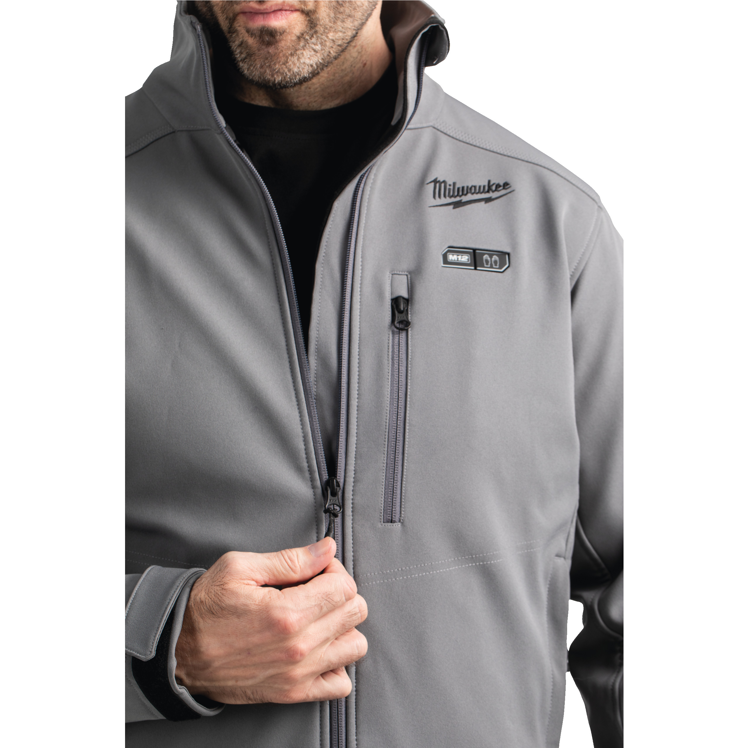 Milwaukee Accessories 4933478976 M12 HJ GREY5 Heizjacke – Grau – Größe XXL (ohne Akku und Ladegerät)
