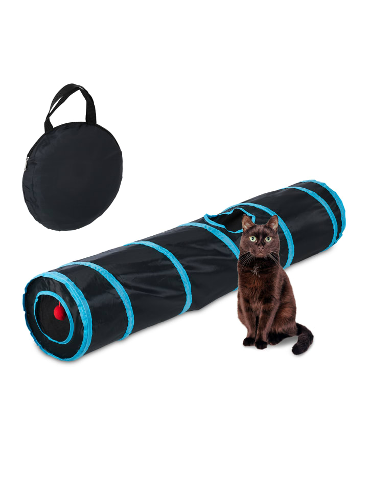relaxdays Katzentunnel in Bunt günstig kaufen onesize