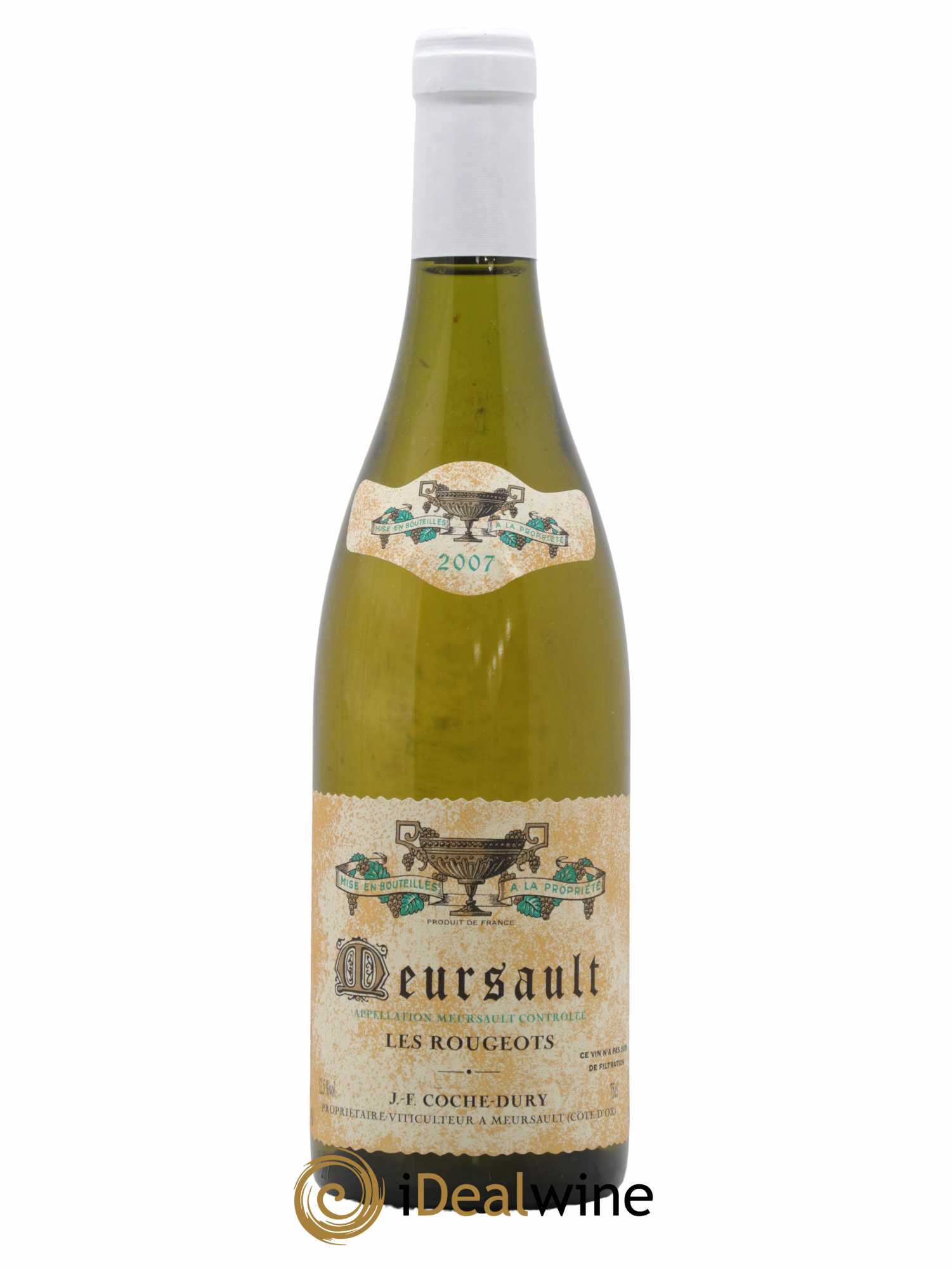 Meursault Les Rougeots Coche Dury (Domaine)  2007 - Lot de 1 Bouteille