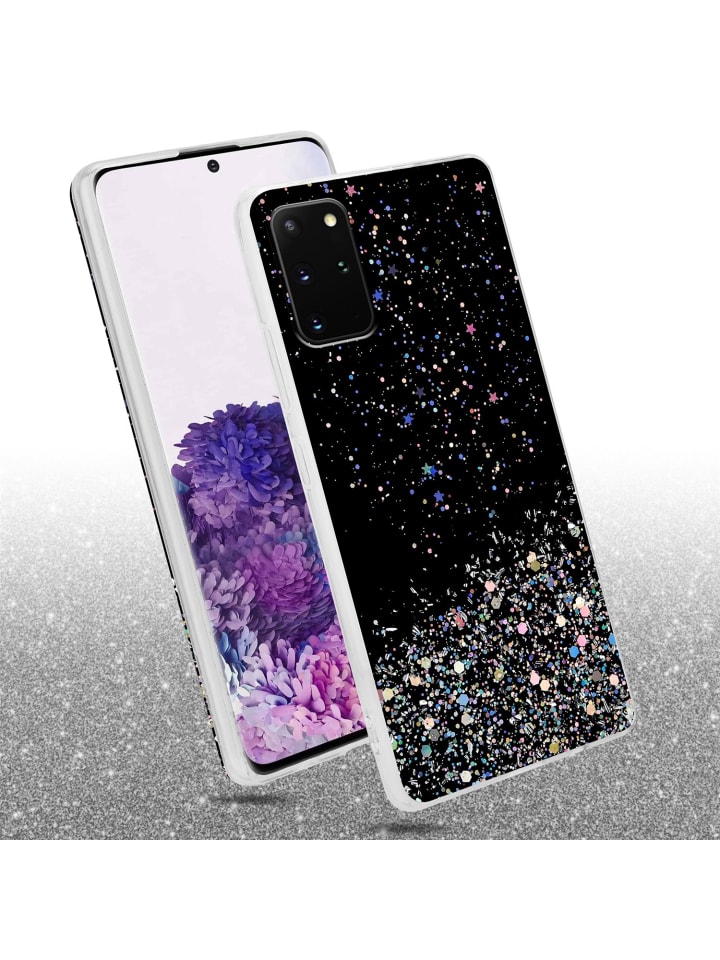 cadorabo Hülle für Samsung Galaxy S20 PLUS Glitter in Schwarz mit Glitter günstig kaufen onesize