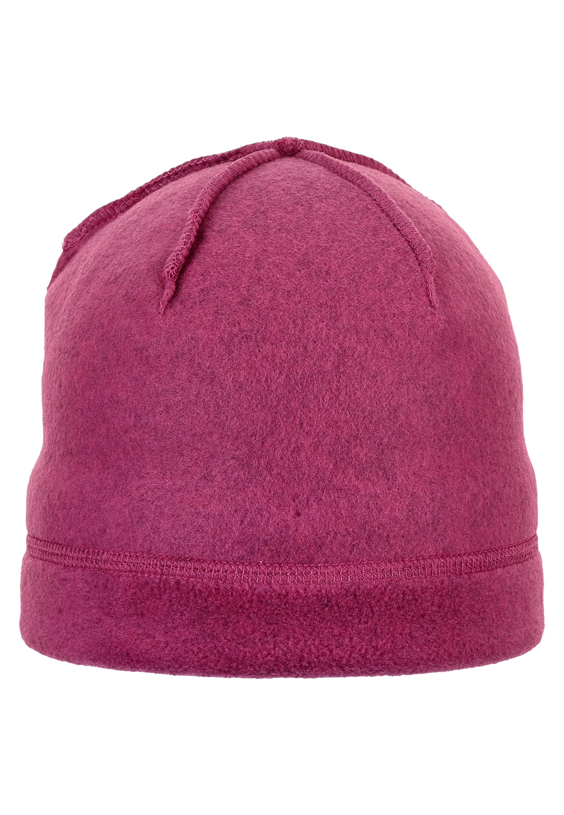 Beanie aus Microfleece mit Logo-Patch