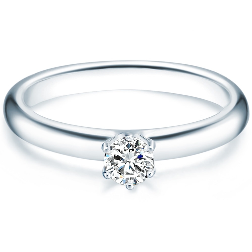 Trilani Bague en argent Argent sterling Oxyde de zirconium (CZ) en Argent Bague