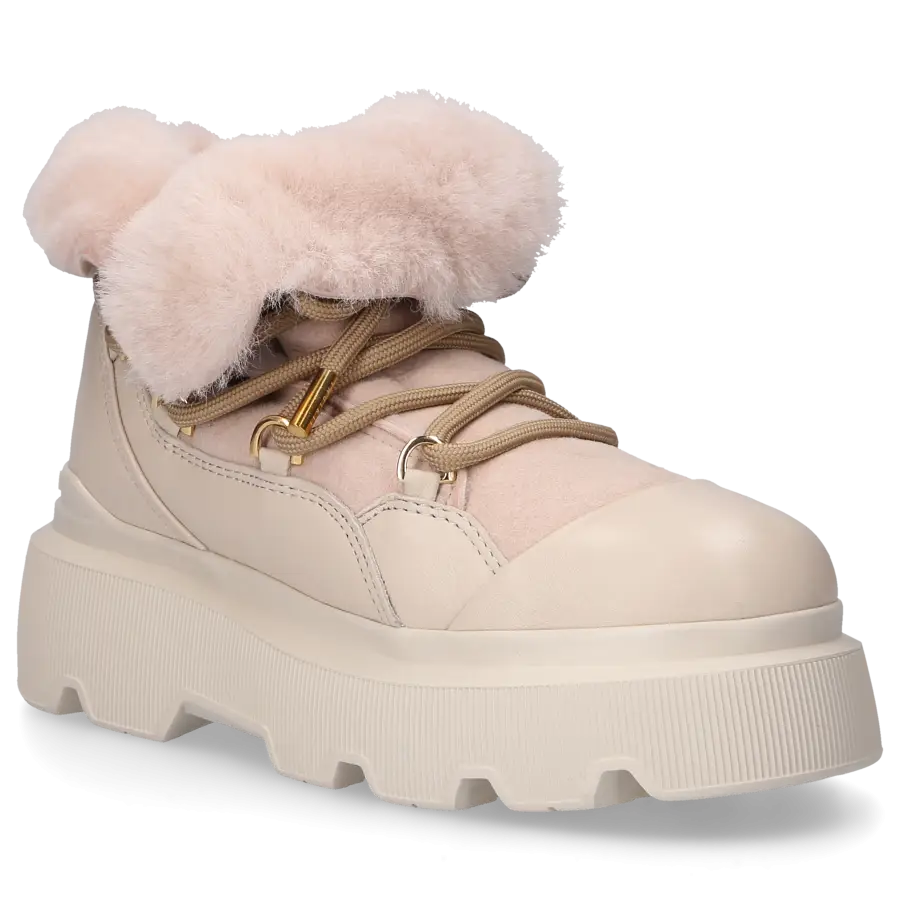 INUIKII - Stiefeletten 70202 gefüttert - beige