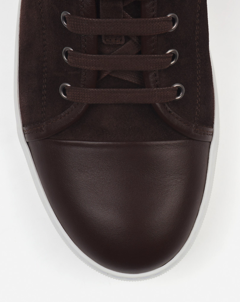 SNEAKERS DBB1 EN CUIR ET SUEDE