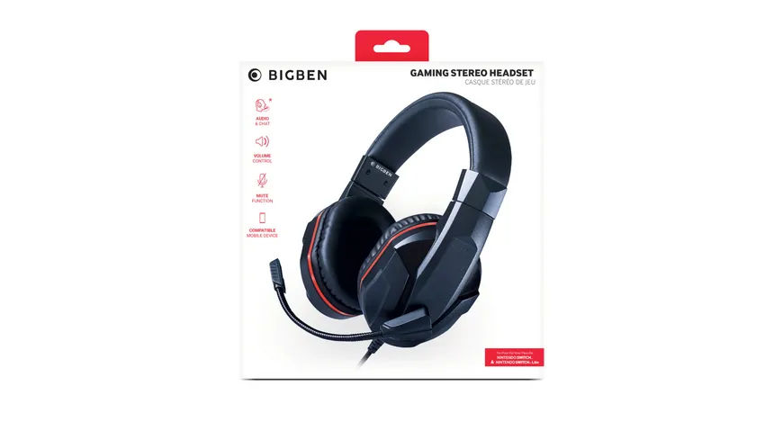 Bigben Stereo Gaming-Headset für die Nintendo Switch