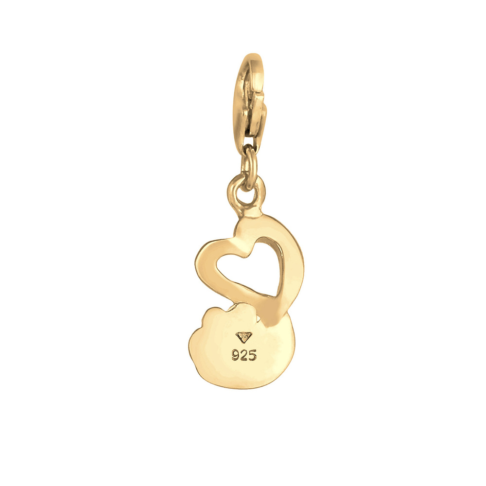 Nenalina Nenalina Amulette Pendentif Coeur Patte Chien Amour Argent 925 Pendentif