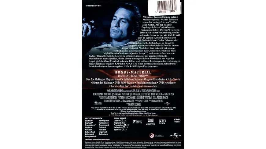 Kap der Angst  [2 DVDs]