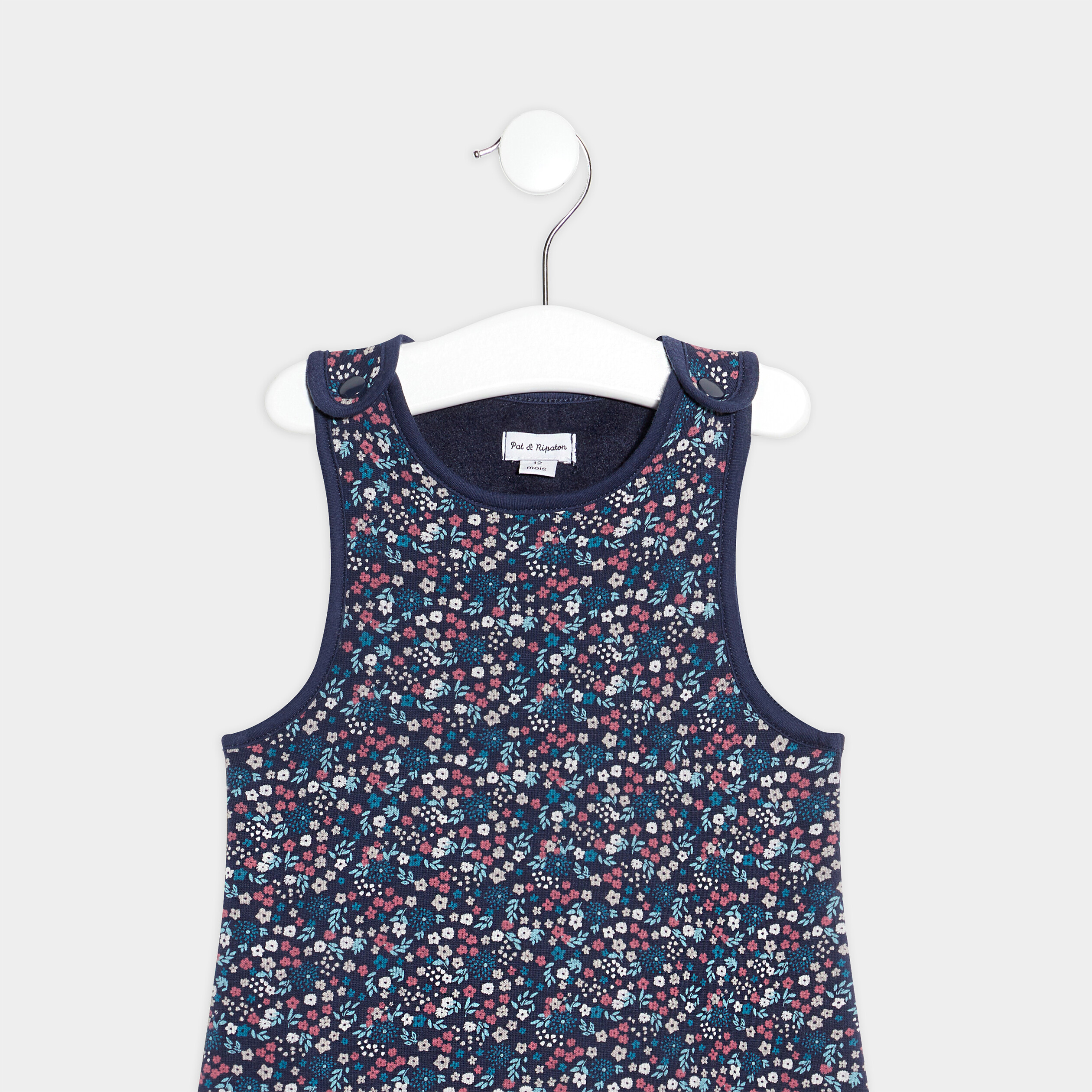 Robe droite sans manches bleu marine bébé fille | La Halle