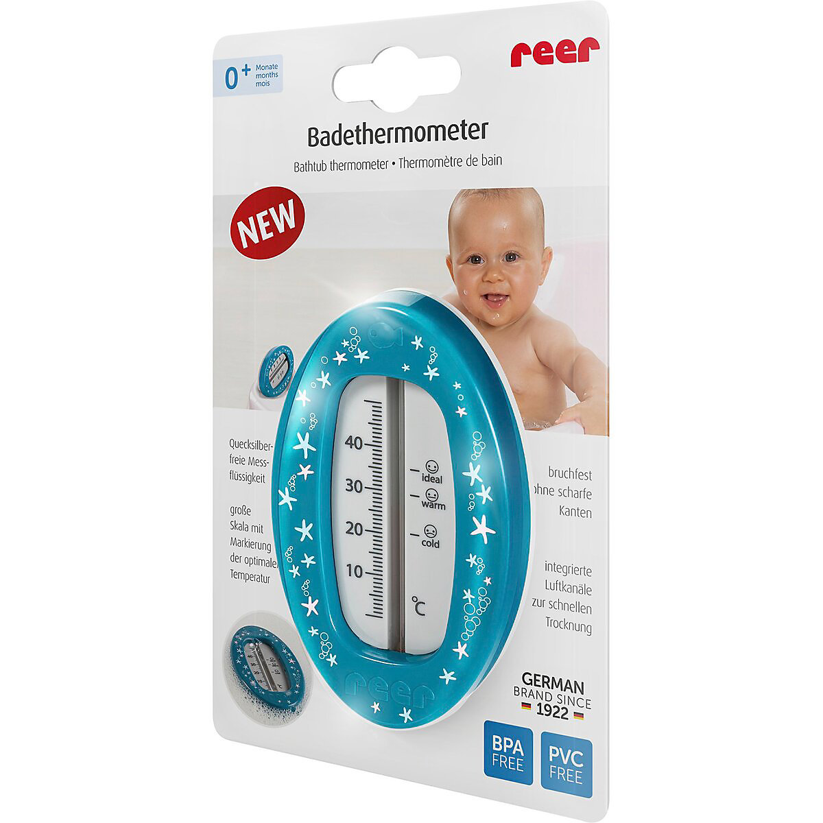 Badethermometer oval