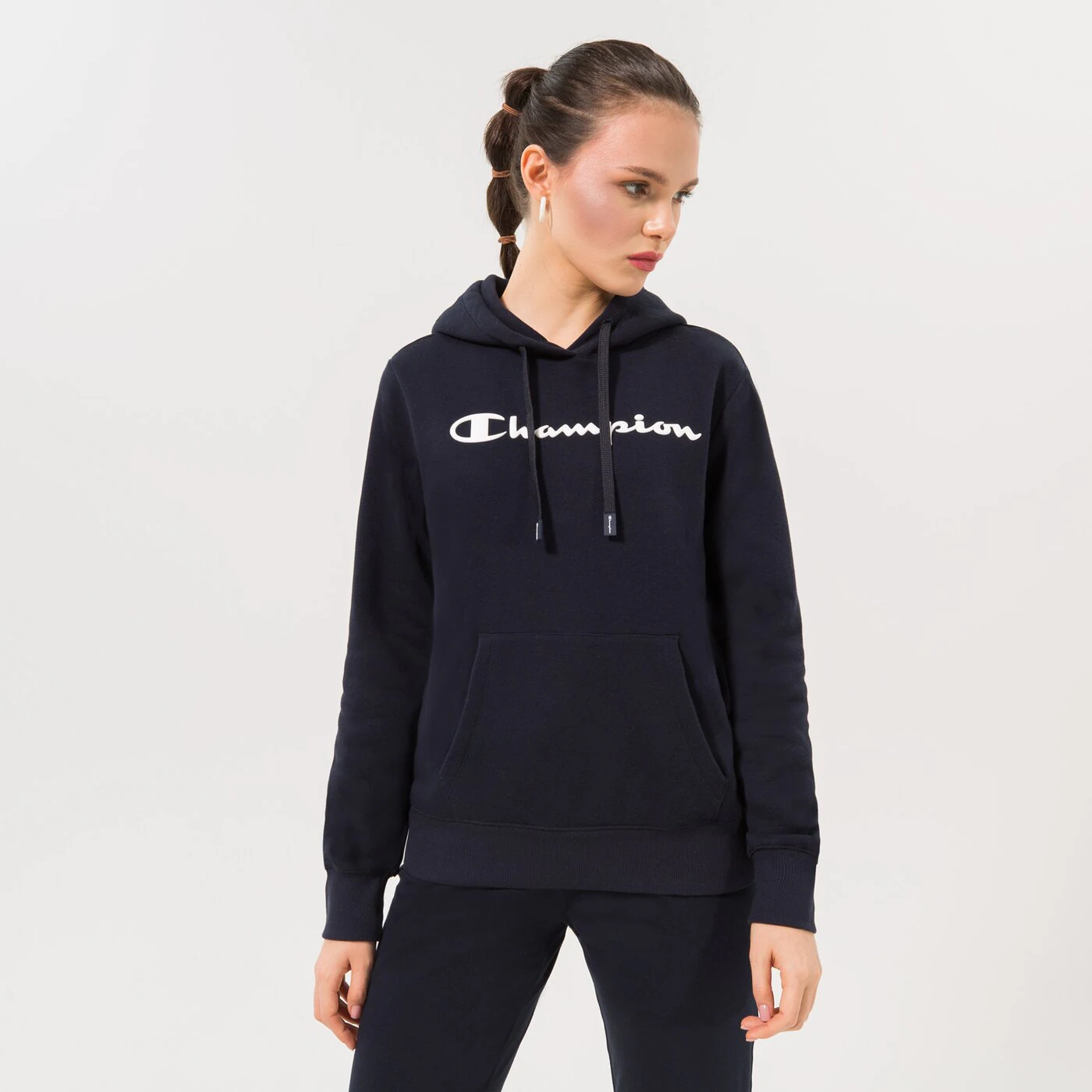 CHAMPION HOODIE HOODED SWEATSHIRT Dunkelblau