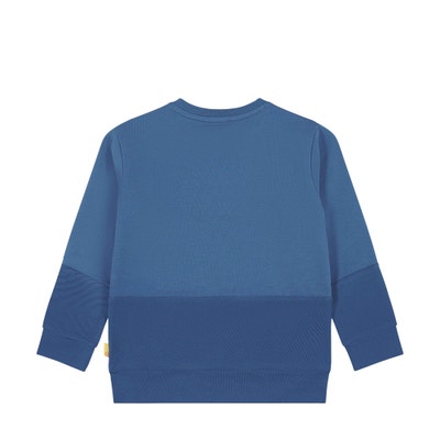 Sweatshirt, mittelblau für Jungs