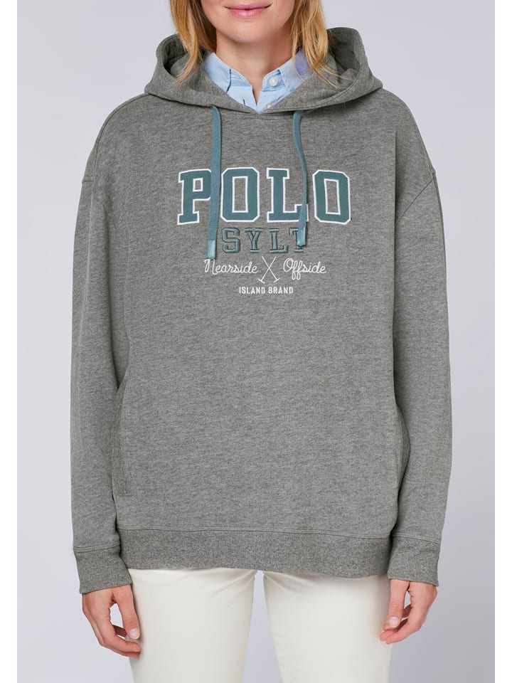 Polo Sylt Hoodie in Grau günstig kaufen