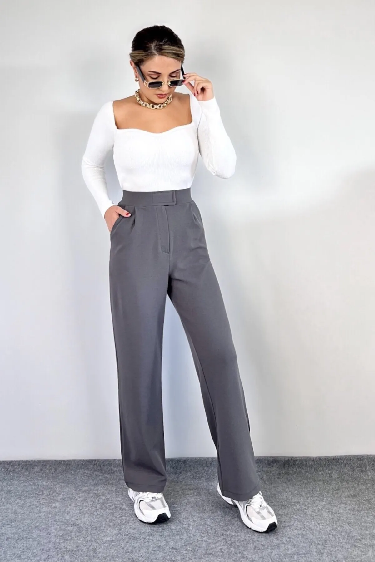 Ritnice  Hose - Grau - Relaxed