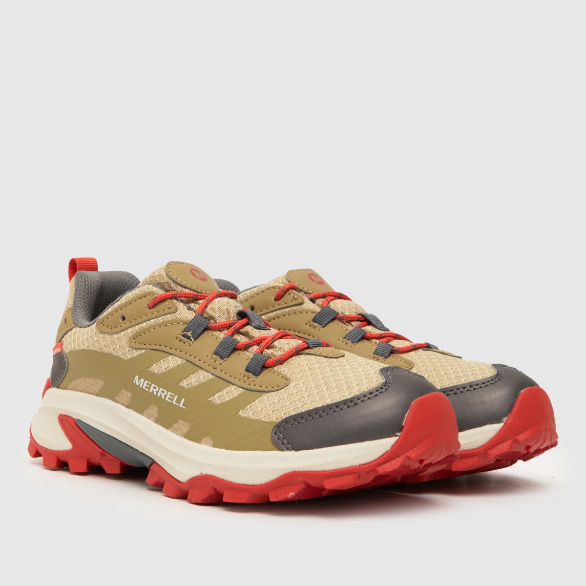 Merrell beige multifärgade moab speed 2 låga pojkar/ungdomsskor