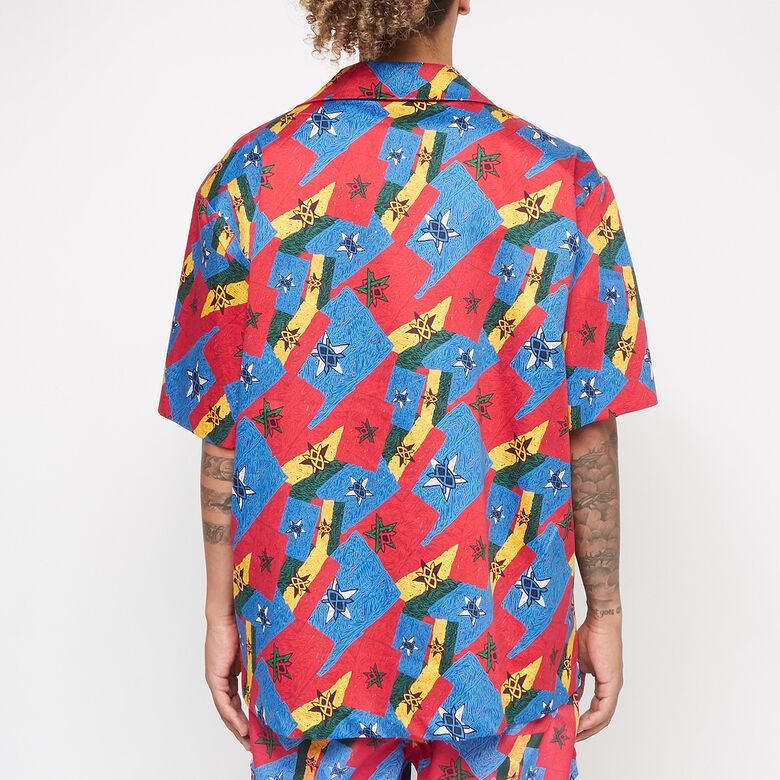 Daily Paper Reflag Shirt red/blue/yellow flag