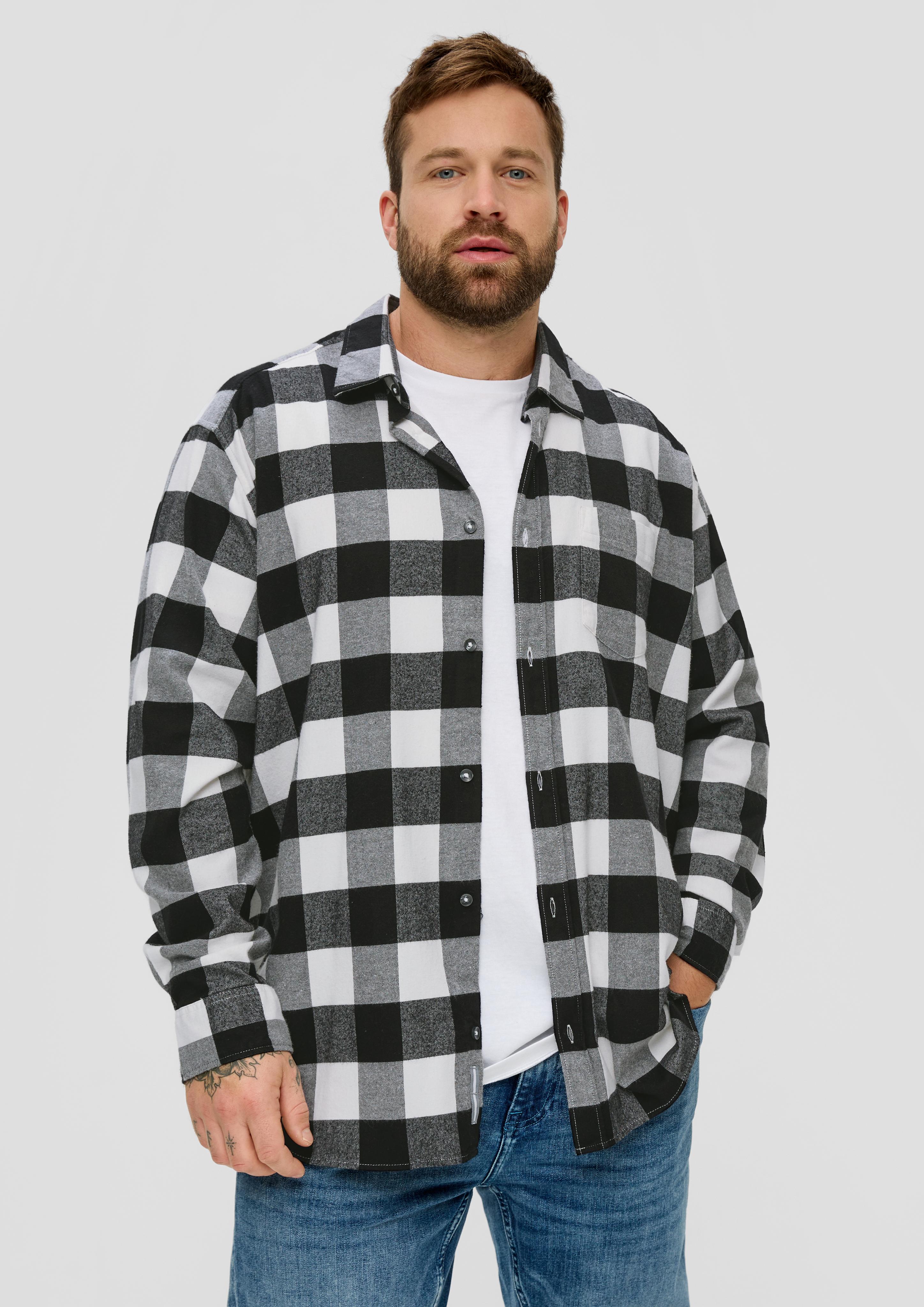Karohemd aus Baumwollstretch  2139656-01N5