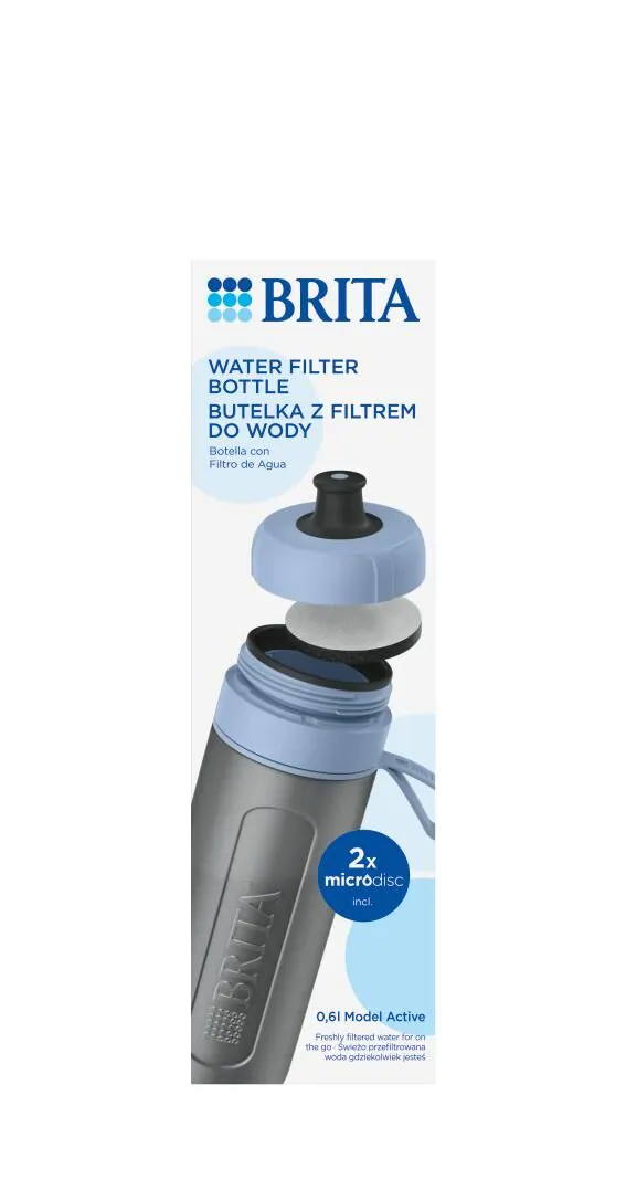 Brita Active Pastel Blue - Μπουκάλι με φίλτρο 1 τεμ.