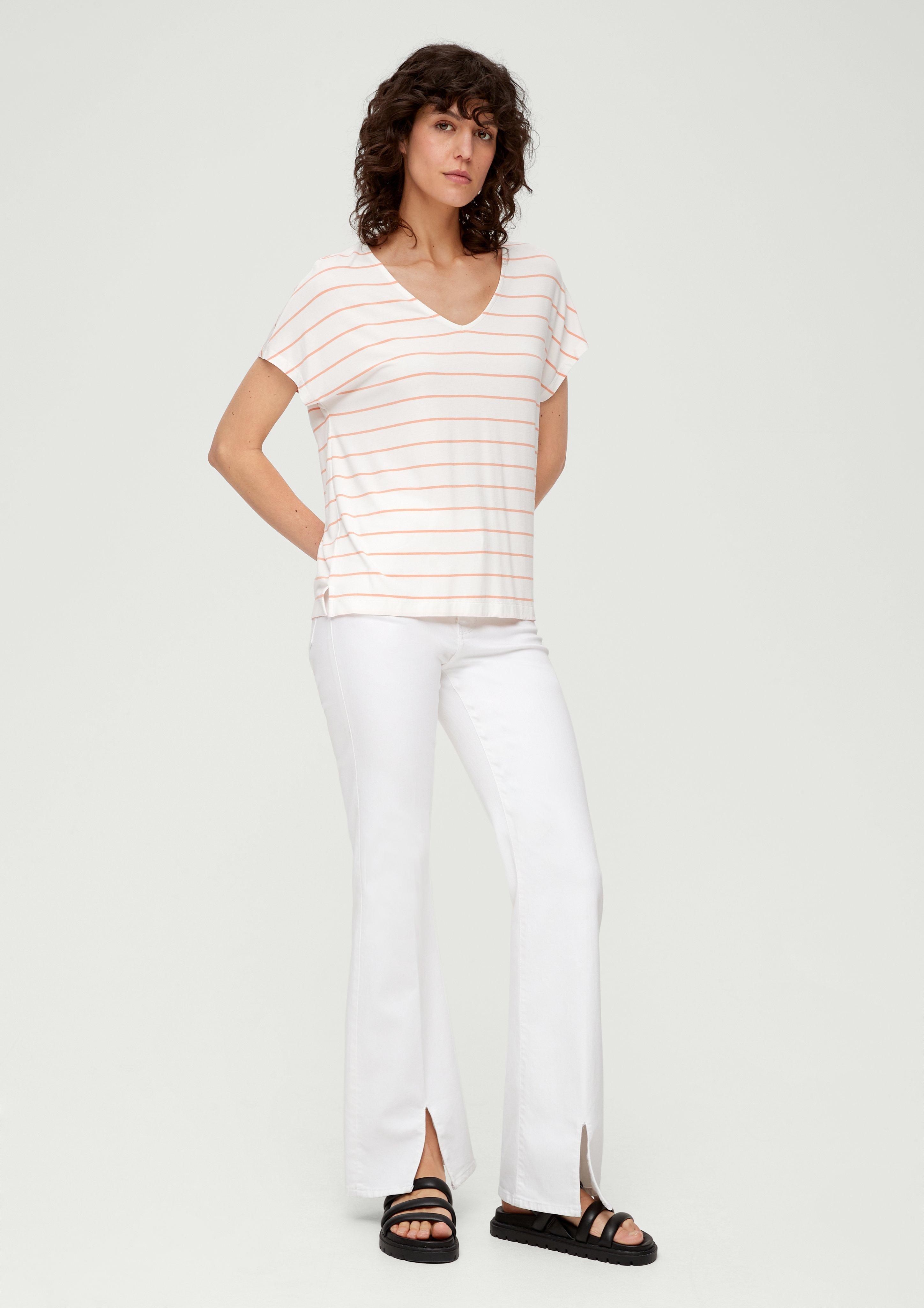 T-Shirt aus Viskosestretch  2132842-21G0