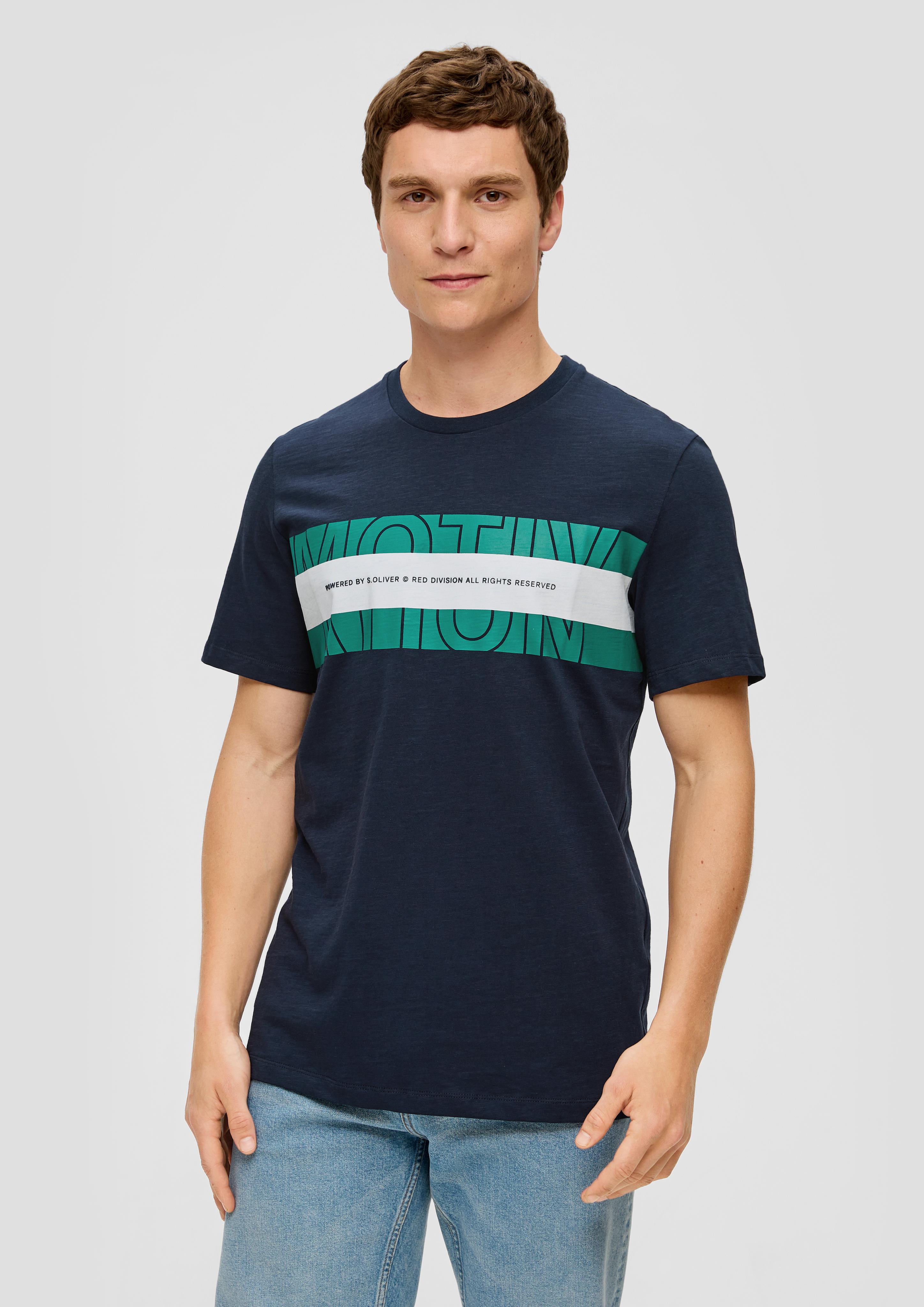 Baumwollshirt mit Frontprint  2141467-59F1