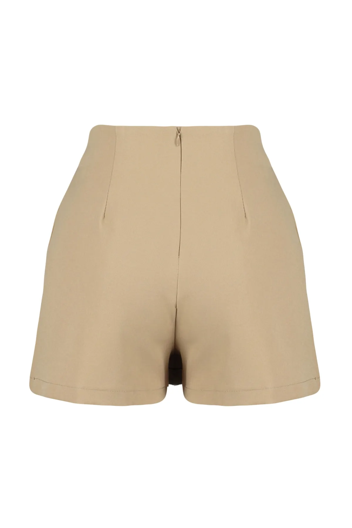 Trendyol Collection  Gewebter Shortsrock mit Nerzkette und Batteriedetail TWOAW23SR00041