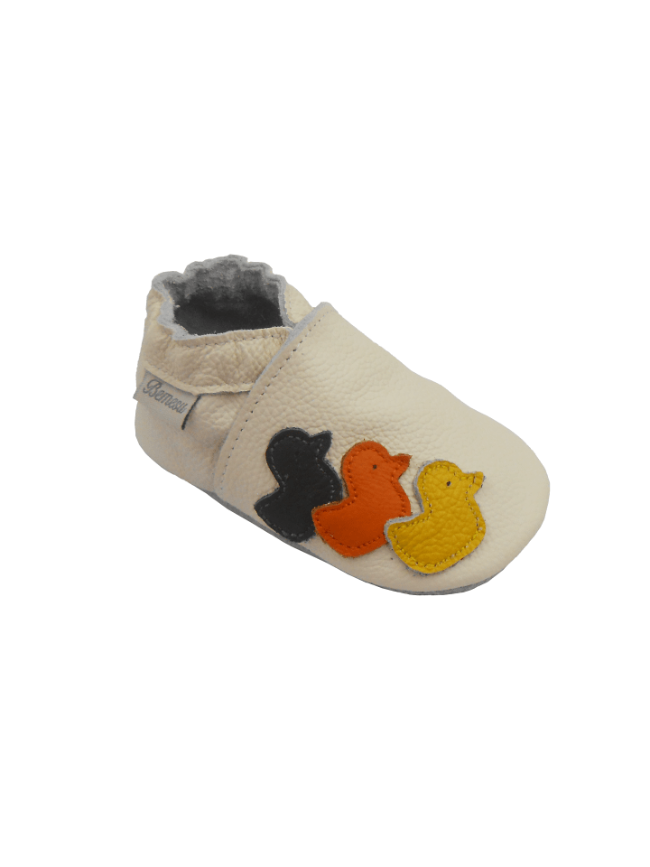 Yalion Leder-Krabbelschuhe 