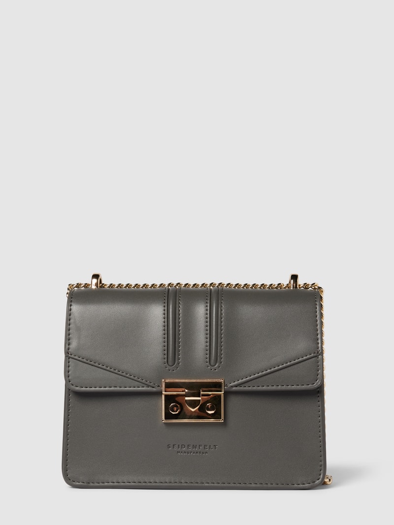 Handtasche mit Klickverschluss Modell 'ROROS' in graphit