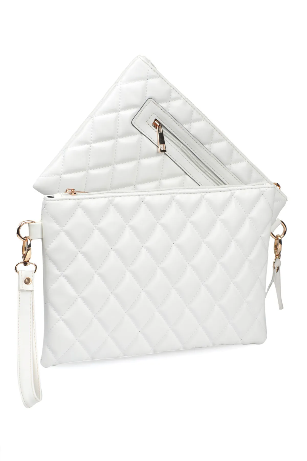 Capone Outfitters  Capone White Paris Quilted White Damentasche