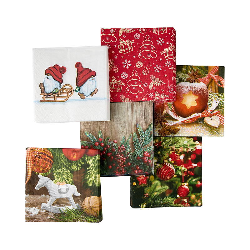 Vie Eco Servietter 20-pk 33x33 cm juledesign