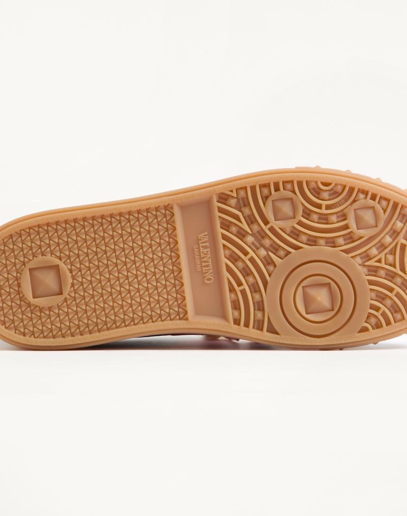 Baskets basses Upvillage en cuir fendu et cuir de veau nappa