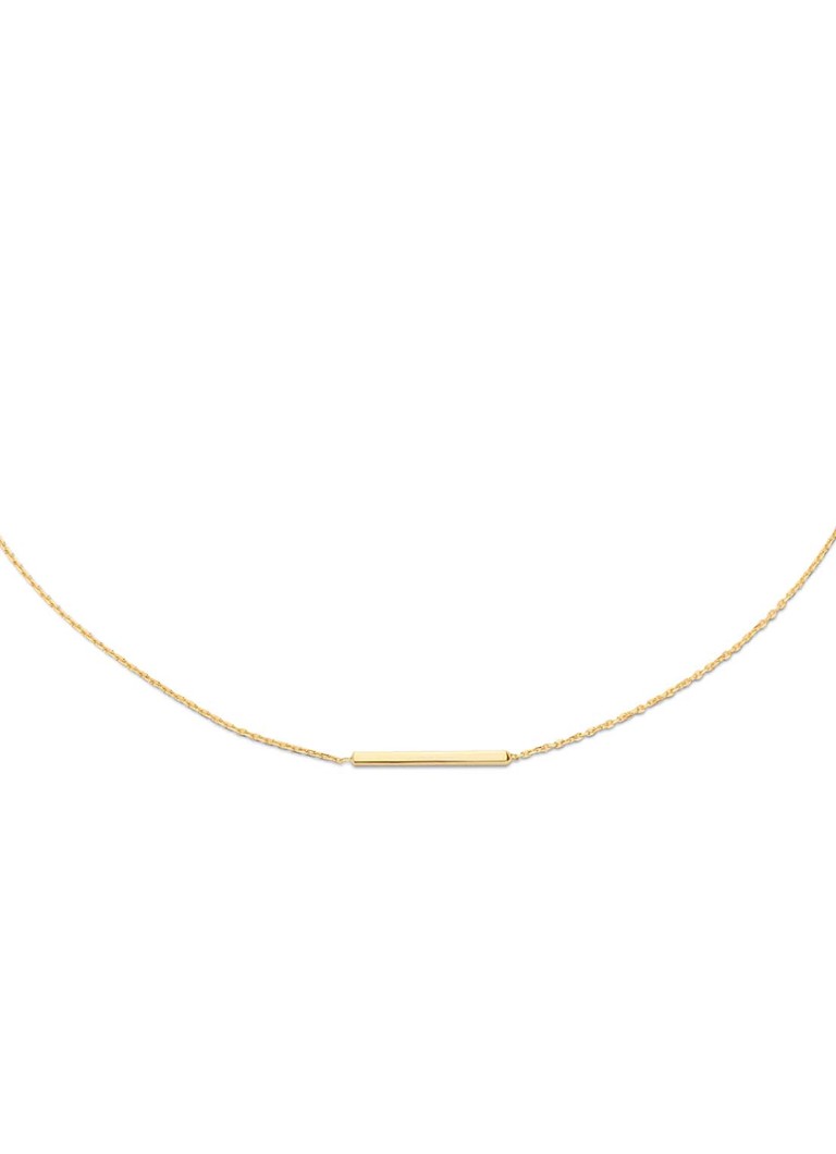 Colier Jackie cu pandantiv din aur galben de 14k