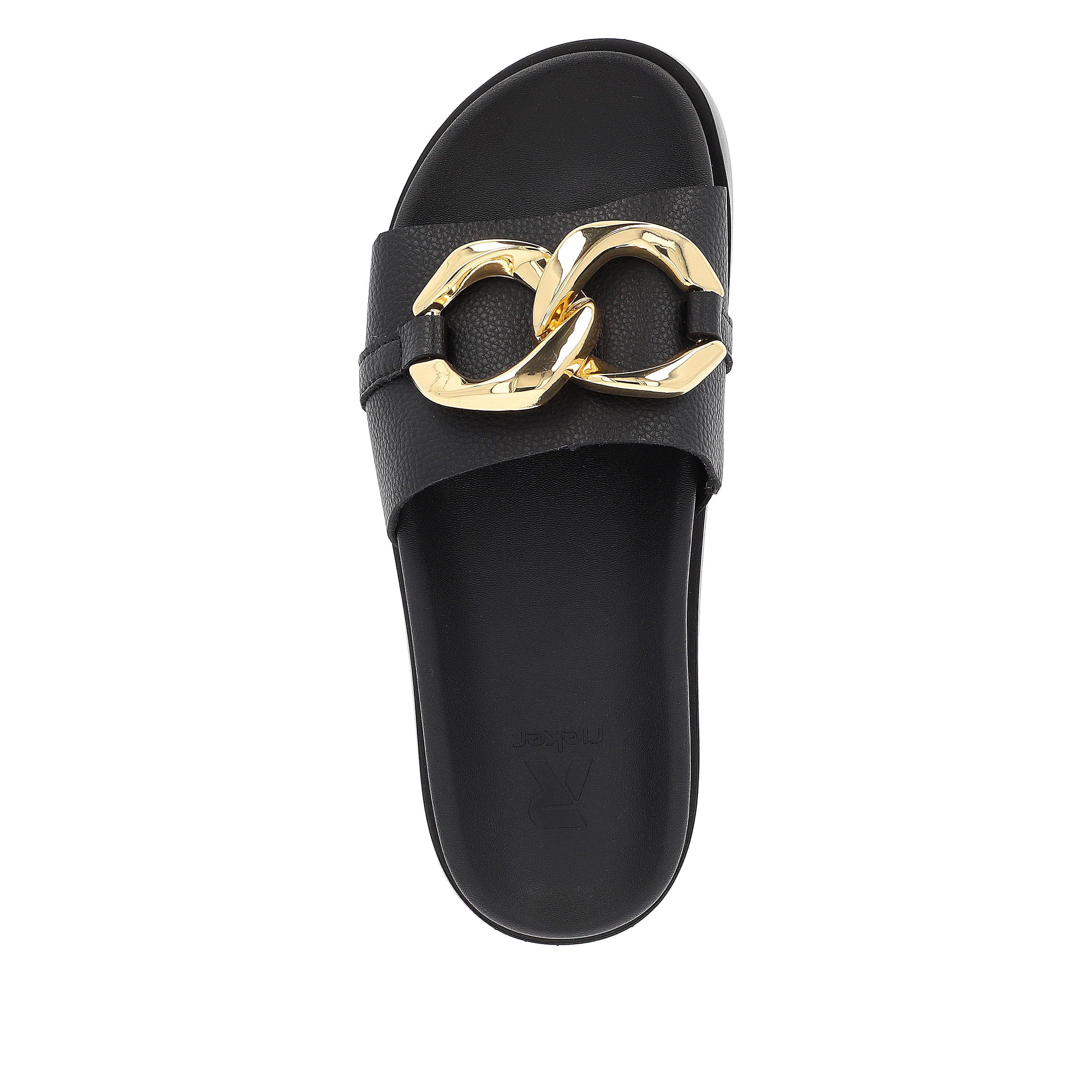 Rieker Damen Pantoletten noir
