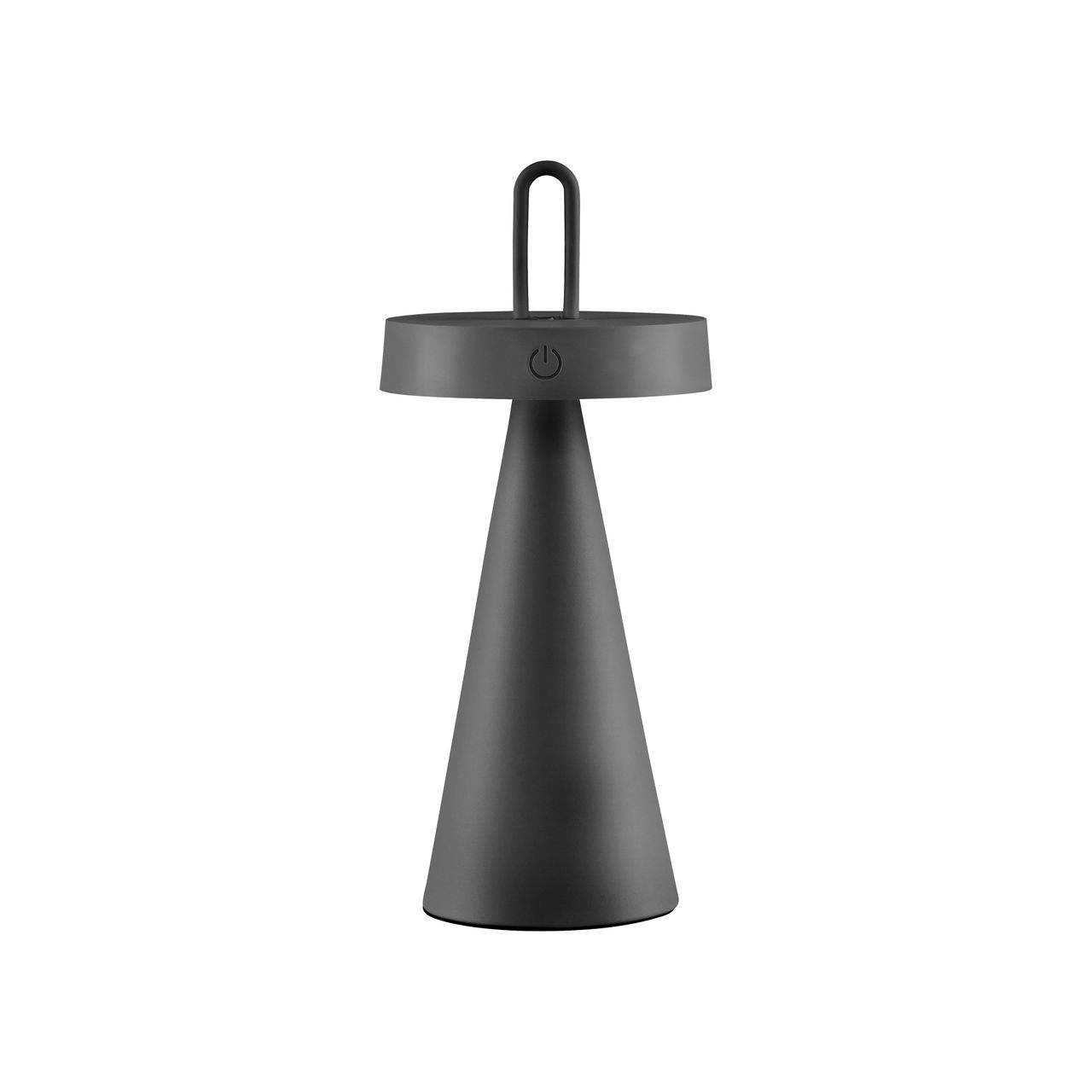 JUST LIGHT Akku Tischleuchte ALWA, 1x LED-Board/1,50Watt/2700Kelvin, IP44, Schwarz