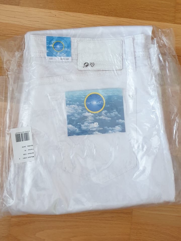 Pierre Cardin Jeans in Weiß günstig kaufen W36/L32