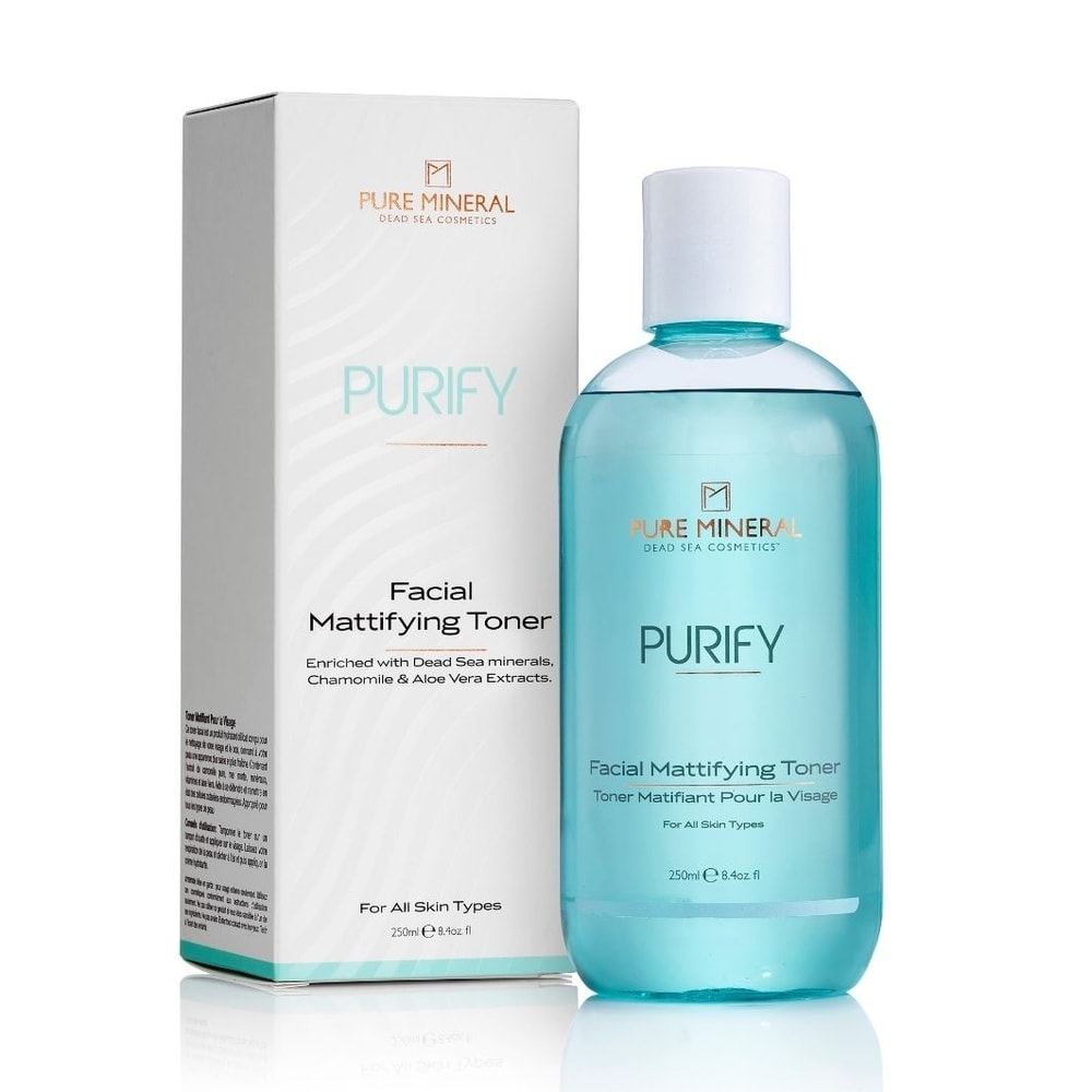 Pure Mineral Toner matifiant pour le visage Gel nettoyant