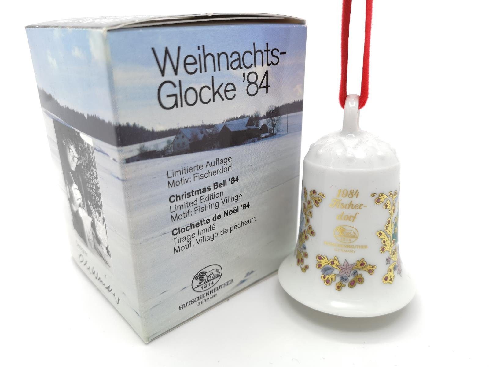 Hutschenreuther Christbaumschmuck Glocke 1984 in OVP - 1984