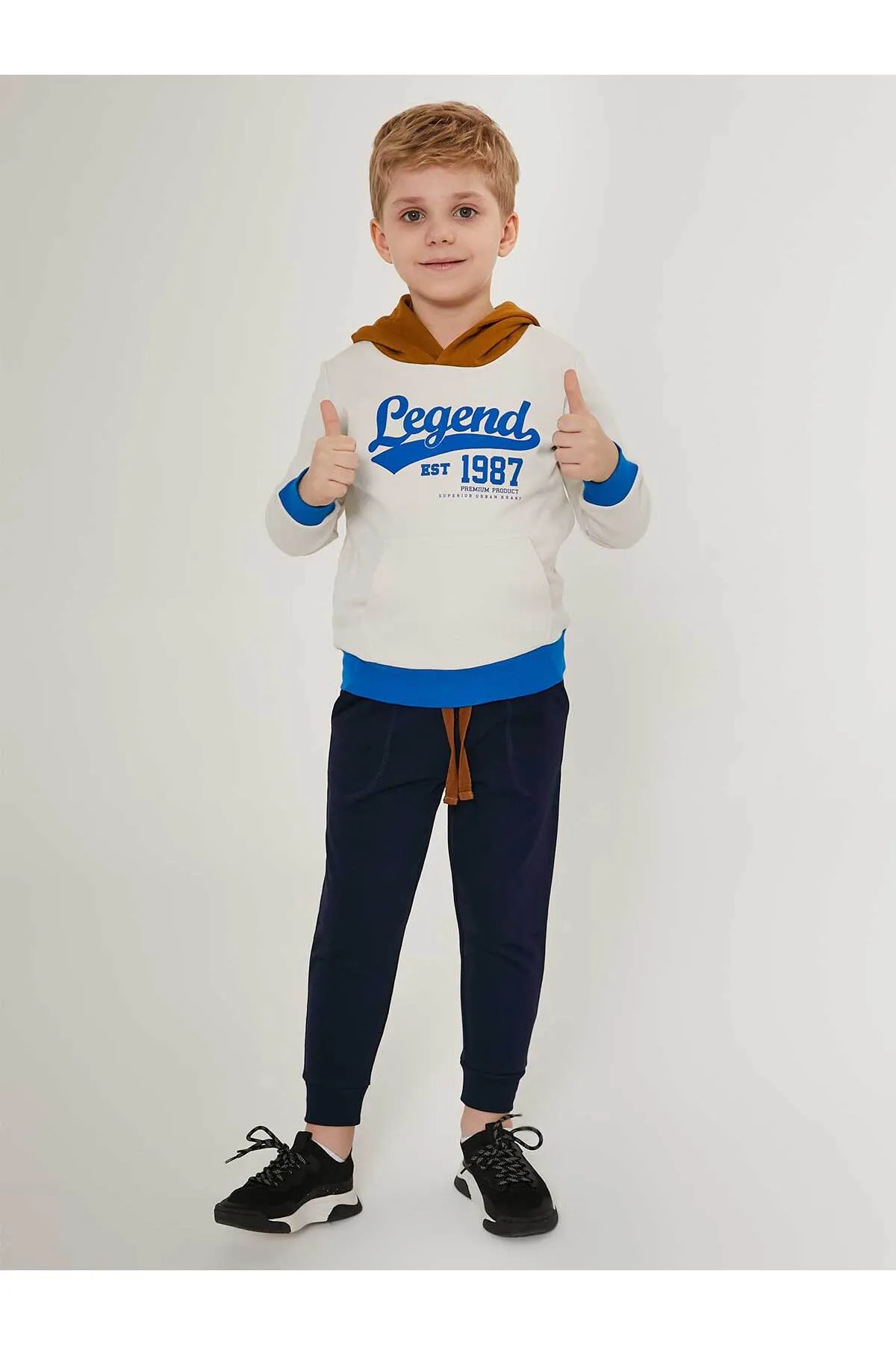 ROLY POLY  Trainingsanzug-Set für Jungen im Alter von 2–7 Jahren – Stein