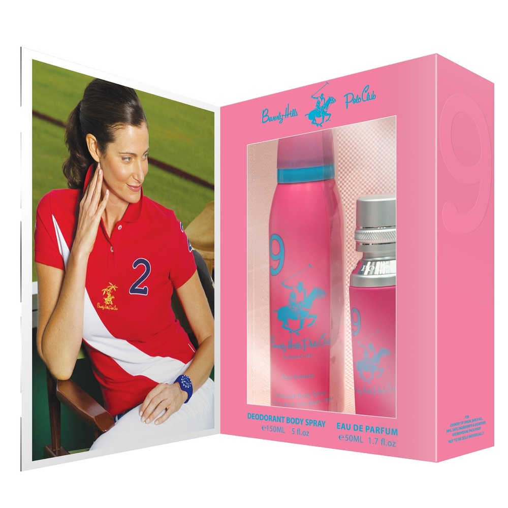 Beverly hills polo club BEVERLY HILLS POLO CLUB SPORT FEMME N°9 Coffret Eau de parfum