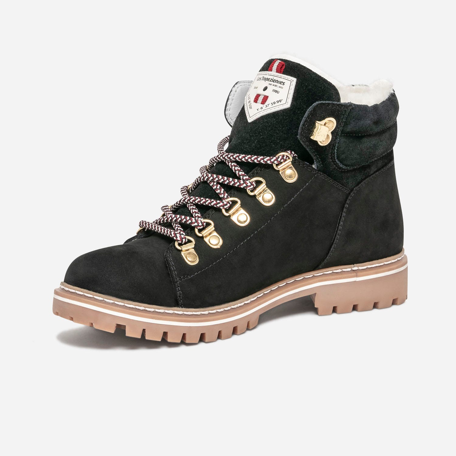 Boots à lacet LES TROPEZIENNES par M.Belarbi noires en nubuck