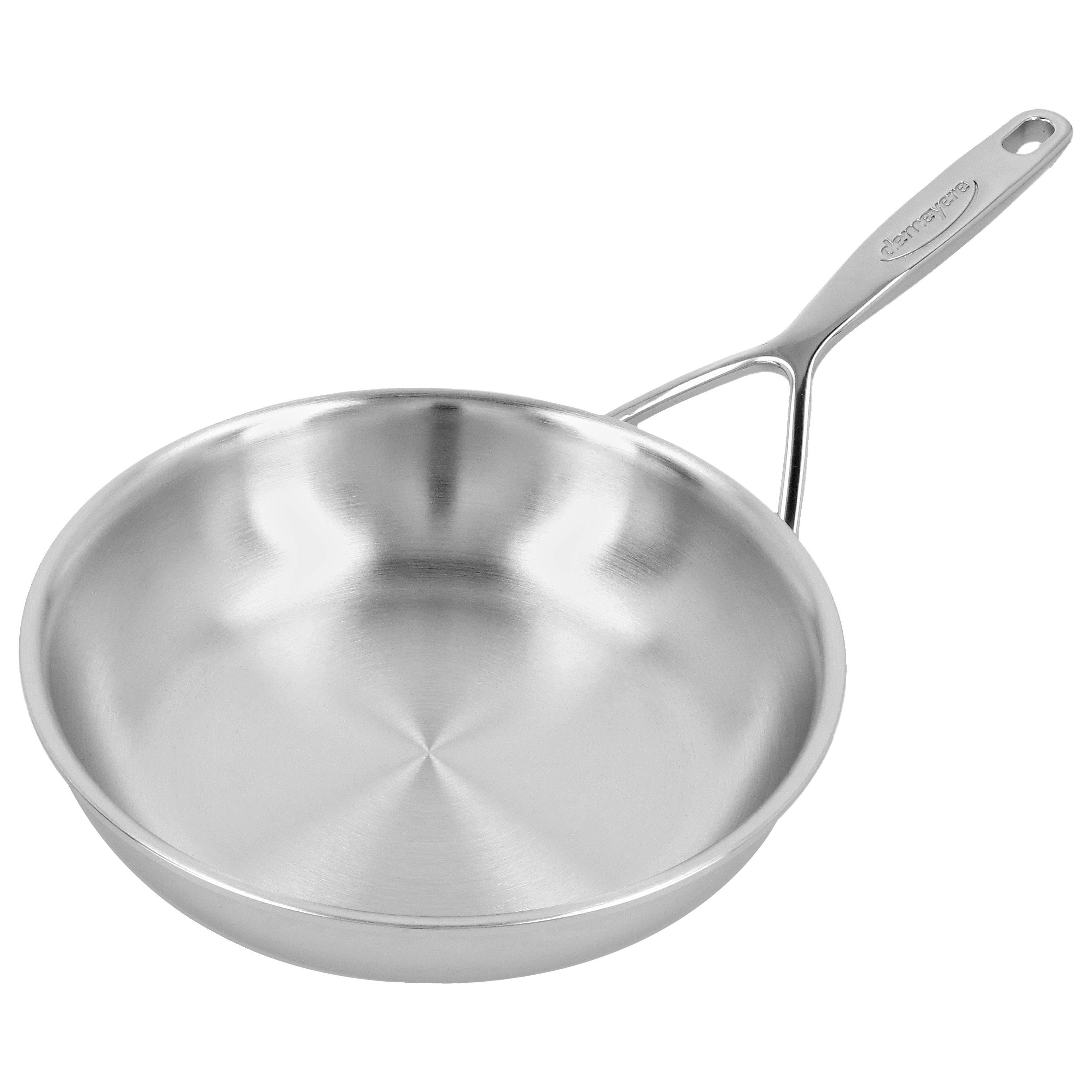 Bratpfanne 20 cm, 18/10 Edelstahl, Silber