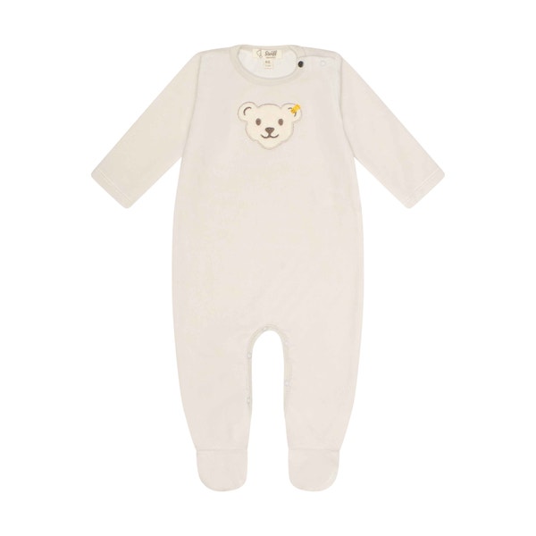 Strampler langarm GOTS, beige