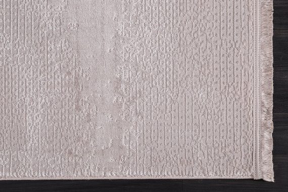 Designteppich Wohnzimmer Designer Teppich Abstrakte Musterung Modern Kurzflor Cream, Carpetilla, Rechtetig, Höhe: 13 mm, Wohnzimmer, Schlafezimmer, kinderzimmeer, Esszimmer, kurzfloor
