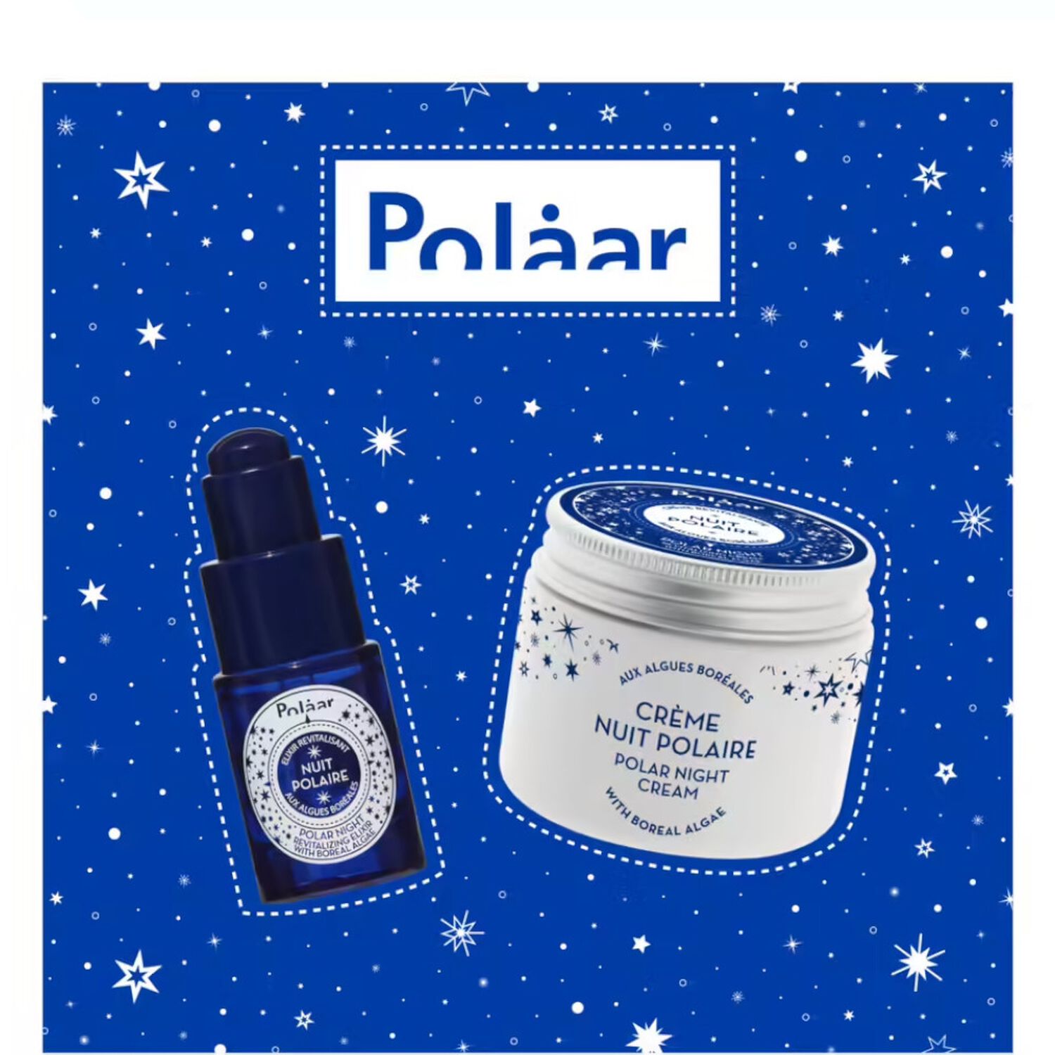 Polaar Nuit Polaire Coffret Crème Revitalisante + Elixir Revitalisant