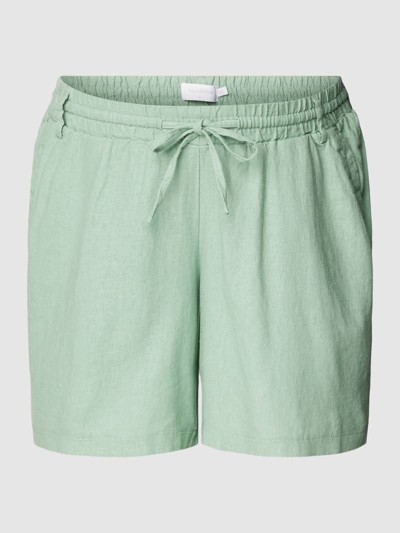 Umstands-Bermudas mit elastischem Bund in mint