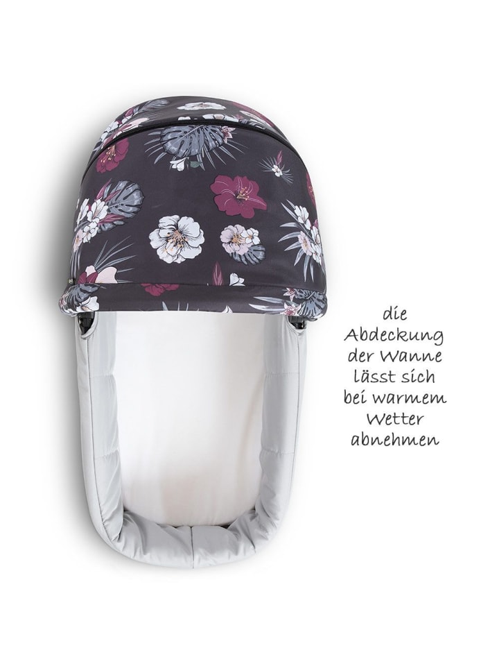 Hauck Babywanne für Saturn R und Mars Sportwagen - Wild Blooms in schwarz,bunt günstig kaufen onesize