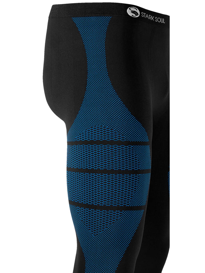 Stark Soul® Skiunterwäsche - Hose Funktionsunterwäsche in schwarz/blau günstig kaufen